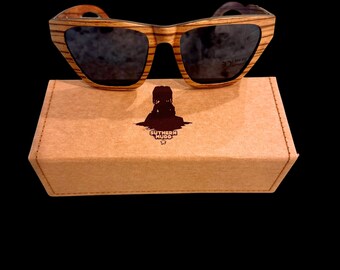 SUTHERN MUDD: Muddy Maple, Polarized Unisex Sunglasses Handmade From Skateboard Wood (5-layers) UV400 Protection