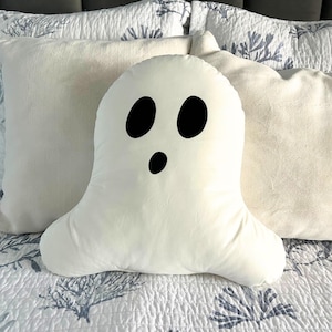 Halloween ghost pillow Spooky Halloween Decor Cute Ghost Pillow Ghost Shaped Pillow Halloween Couch Pillow