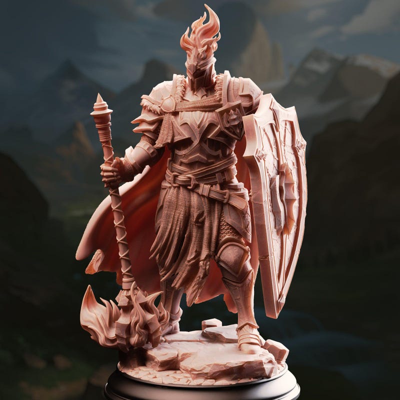 Flames Miniature 75mm - Etsy