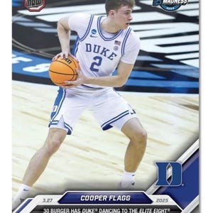 Cooper Flagg ゲームジャージ(2025 Away)L White/Blue/Blue Navy Cooper Flagg 2025 Swingman Stitched