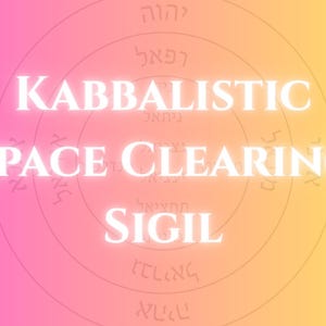 Kabbalistic Space Clearing Sigil – Digital Talisman for Protection & Purification