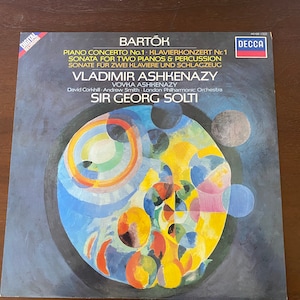 Vintage Vinyl - Bartók - Piano Concerto No. 1 / Sonata for Two Pianos and Percussion | Ashkenazy, Solti, London Philharmonic