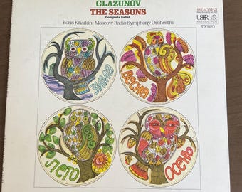 Glazunov – The Seasons Complete Ballet | Boris Khaikin | Moscow Radio Symphony Orchestra | Melodiya/Angel SR-40088