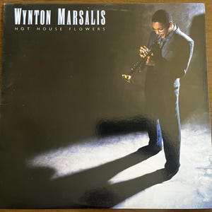 Vinilo vintage - Wynton Marsalis: Hot House Flowers / LP de jazz de 1984 / Ganador del premio Grammy / Columbia Records / Trompeta de jazz