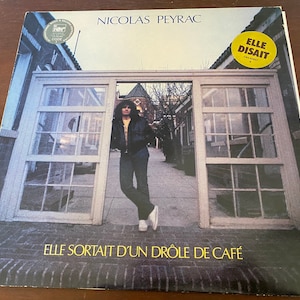 Vintage Vinyl | Nicolas Peyrac - Elle Sortait D&#39;Un Drôle De Café | French Pop | 1980s Retro Music
