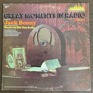 Great Moments in Radio Vol. 1 | Jack Benny Narrates | Old-Time Radio LP | Evolution 2001 | Soap Operas, Comedy, News, Drama
