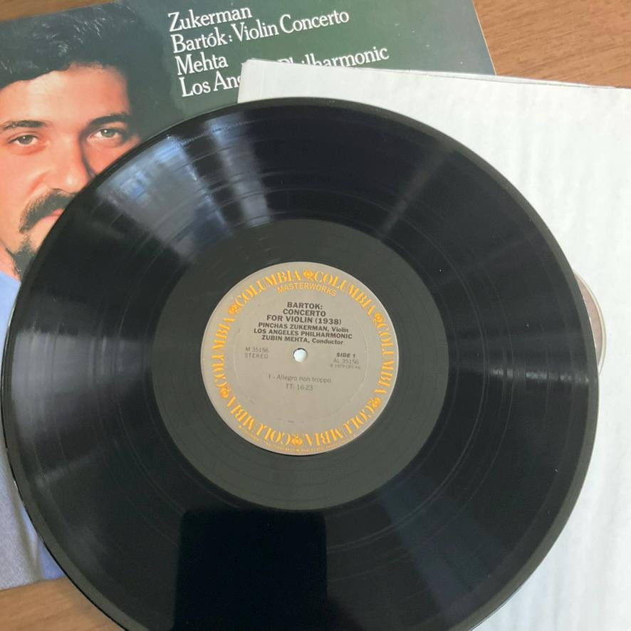 Bartók Violin Concerto LP | Zukerman, Mehta, LA Philharmonic