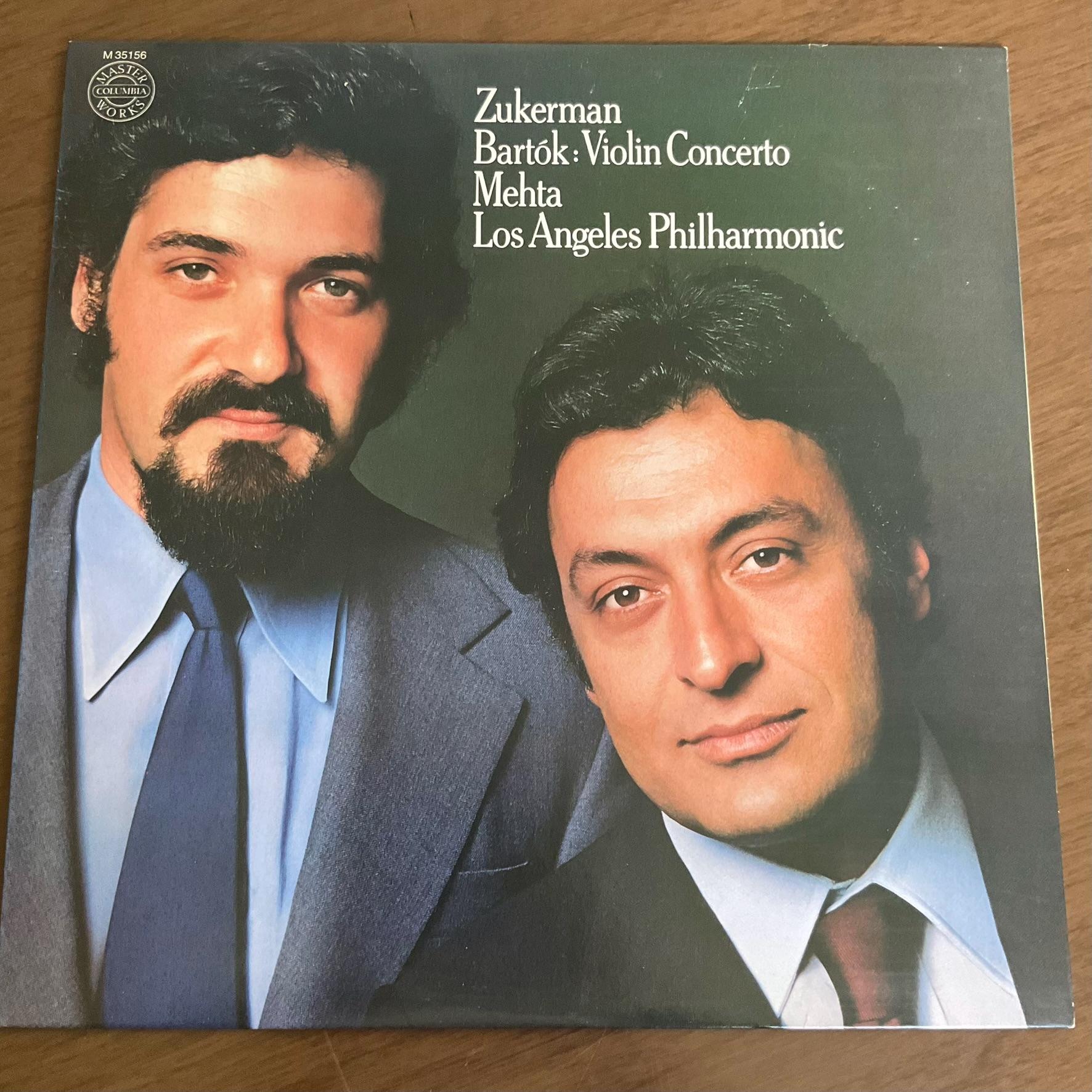 Bartók Violin Concerto LP | Zukerman, Mehta, LA Philharmonic