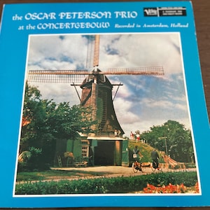 Vintage Schallplatte - Oscar Peterson im Concertgebouw | 1958 Live-Album | Jazz Klavier, Trio | Verve Platten | Klassischer Jazz