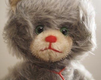 Vintage German gray mohair cat