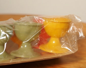 Vintage 70s egg holder cups in orignal package