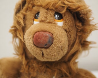 Vintage well loved DARKIN Plush lion