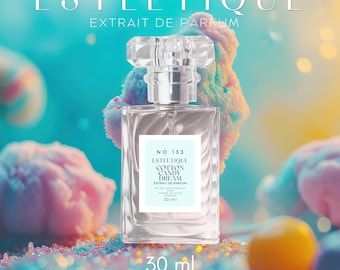 Cotton Candy Dream Perfume – Gourmand, Sweet & Nostalgic – 30ml Spray  and10 ml Oil Options