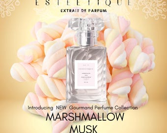 Marshmallow Musk Perfume, Vegan Gourmand Fragrance, Anniversary Gift