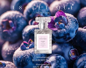 Blueberry Sugar Perfume – Fruity Gourmand Scent, Vegan & Cruelty-Free