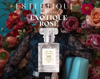 Exotique | RosePerfume | Organic | Spray| Extrait de Parfum l Long Lasting | Oil | perfum gift