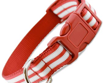 Peppermint Bling Holiday Dog Collar
