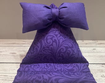 Fabric Purple Phone Stand