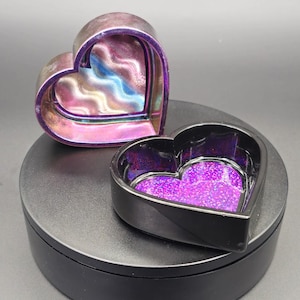 Heart Shaped Trinket Tray | Resin Heart Trinket Tray | Heart Shaped Tray