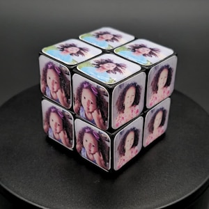Personalized Photo Cube | Game Cube | 3D Photo Cube | 80&#39;s Game Cube