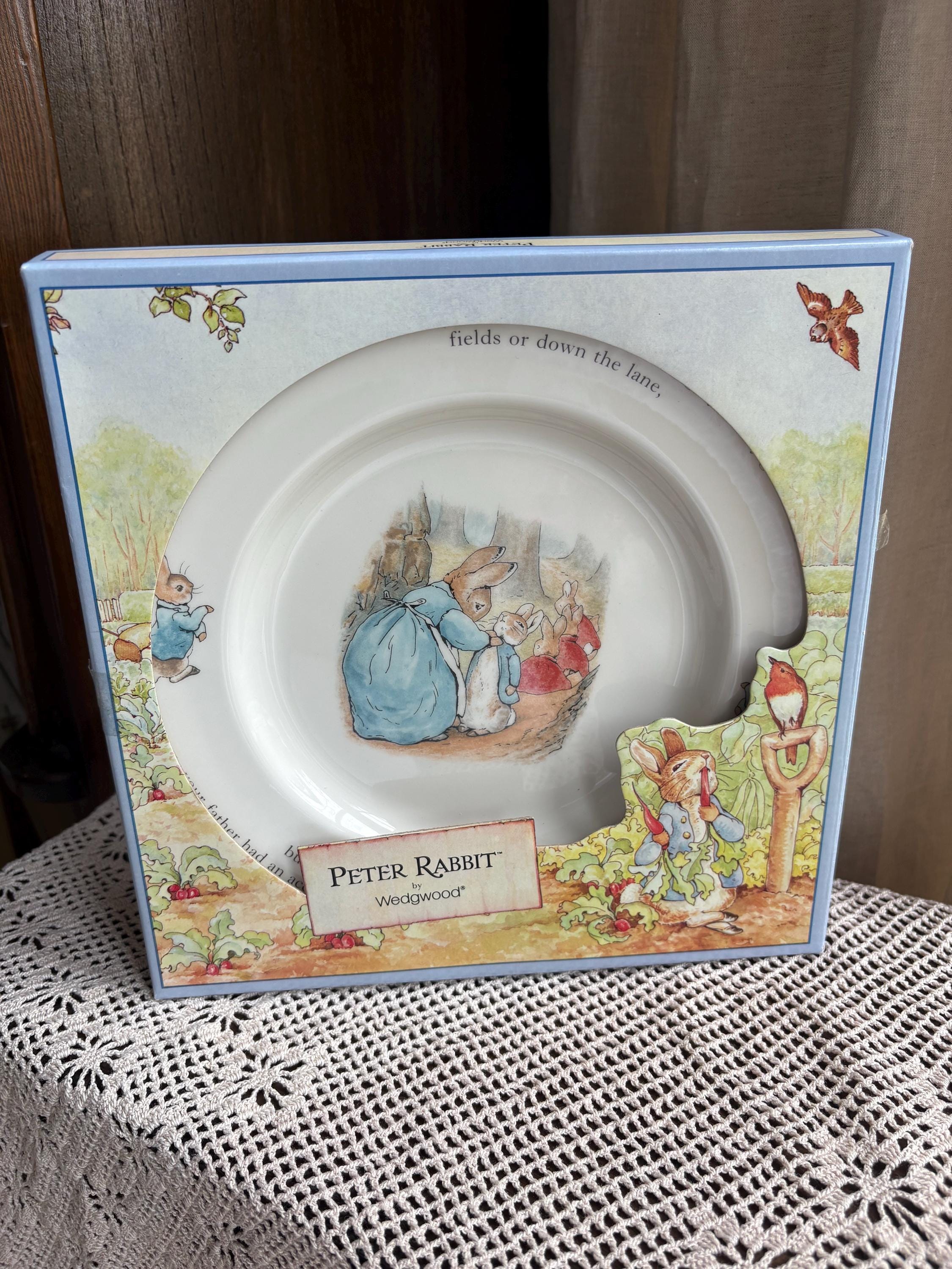 Vintage Peter Rabbit Plate - Etsy