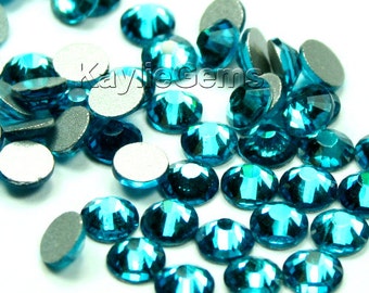 Blue Zircon (229) Swarovski 2088 XIRIUS 20ss Crystal Flatbacks No