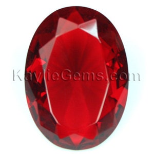 Sale Red Stone 3x5~18x25mm Rose Red Gems Oval Shape Brilliant Cut Natural  Crystal Spliced Glass Fusion Stone For Jewelry DIY