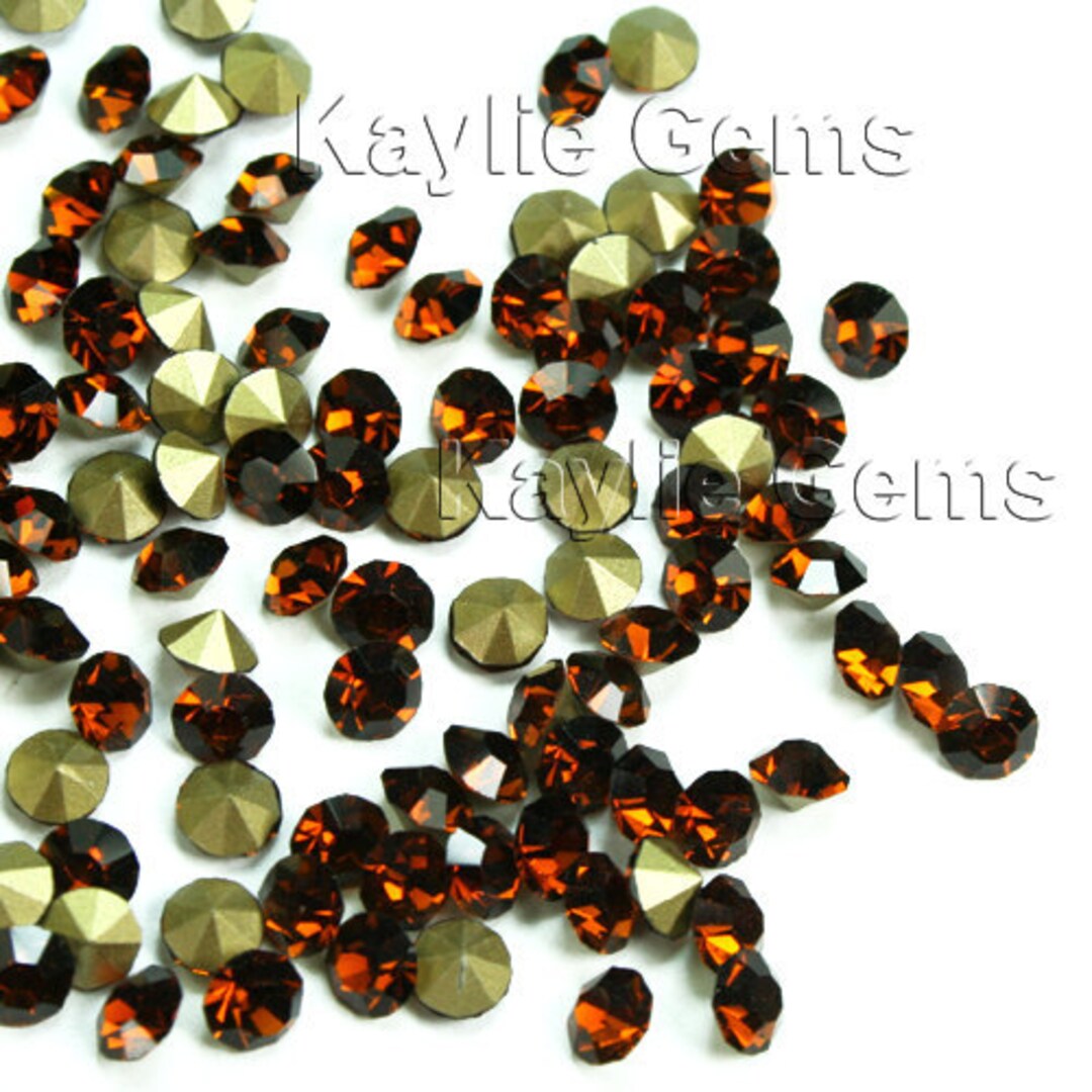 Rhinestone Chaton SS6 / 2mm SS8.5 /2.5mm, Ss12/3mm, Ss14/3.5mm, Ss16 ...