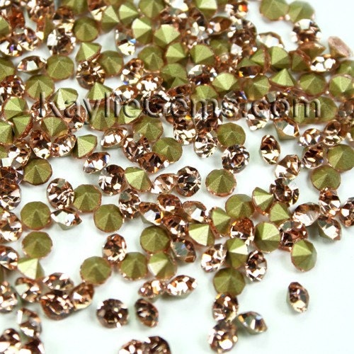 Rhinestone Chaton SS6 /2mm, SS12 /3mm, Ss14/3.5mm, Ss16/4mm, Pointed ...