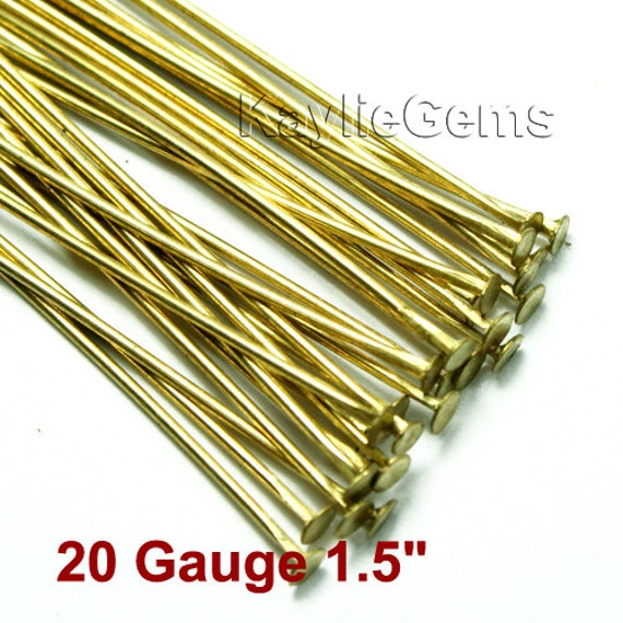 300 Silver Plated Iron Headpins 38mm F0001 