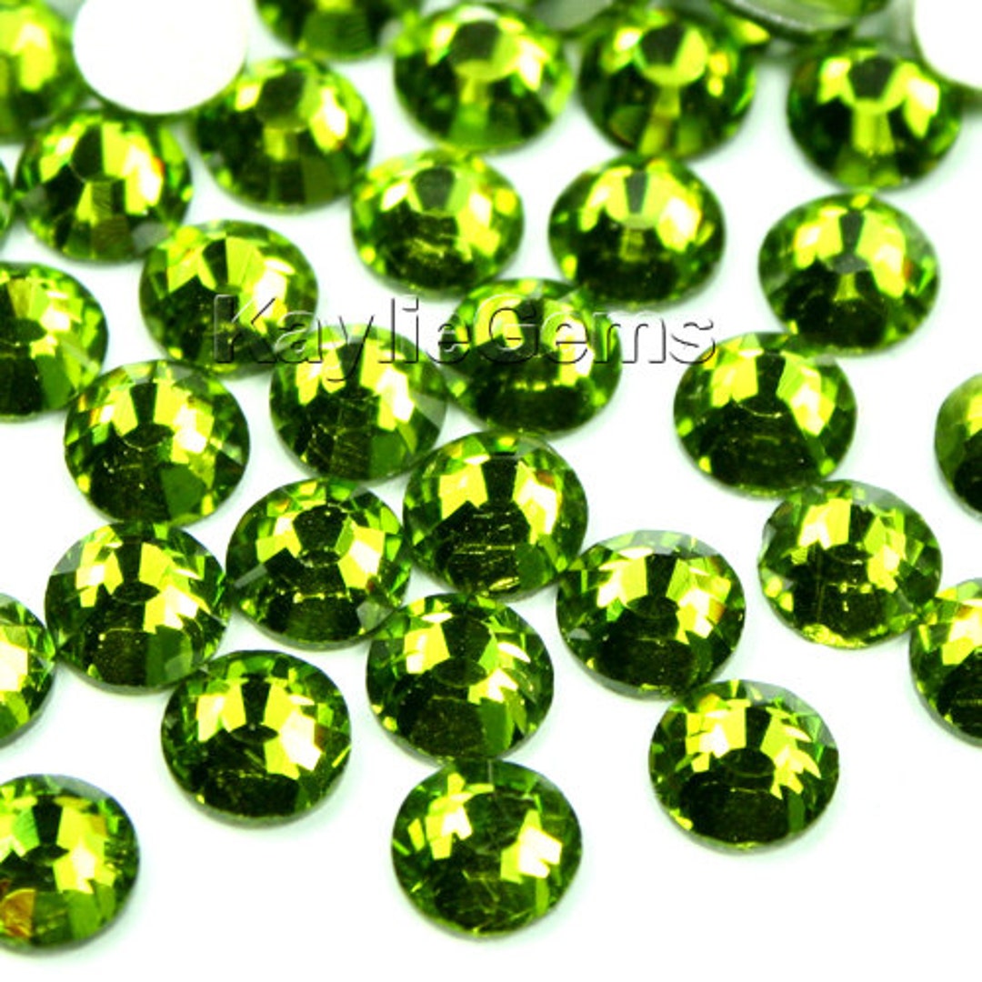 SS12 /3mm Crystal Rhinestone Flat Back Non- Hot Fix Ss6/2mm, Ss8/2.4mm ...