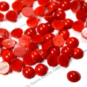 Old Stock Rhinestone Glass Red Flat Back Cabochon Cab 4.6mm SS20 Glue on Limited Offer - 72pcs