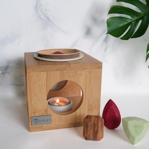 Duftwachs-Zubehr | Palmblatt-Inlays fr die kiokoro Bambus-Duftlampe -  Etsy.de