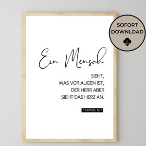 Christian Picture Poster | & Bible Verse Prints for Instant Download | Digital Wall Art with Encouraging Sayings Jesus Gift Idea