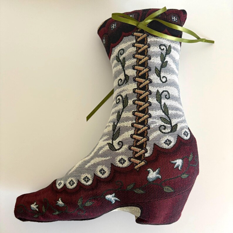 Riddles & Cockrell Victorian-style Boot Pillow - Etsy