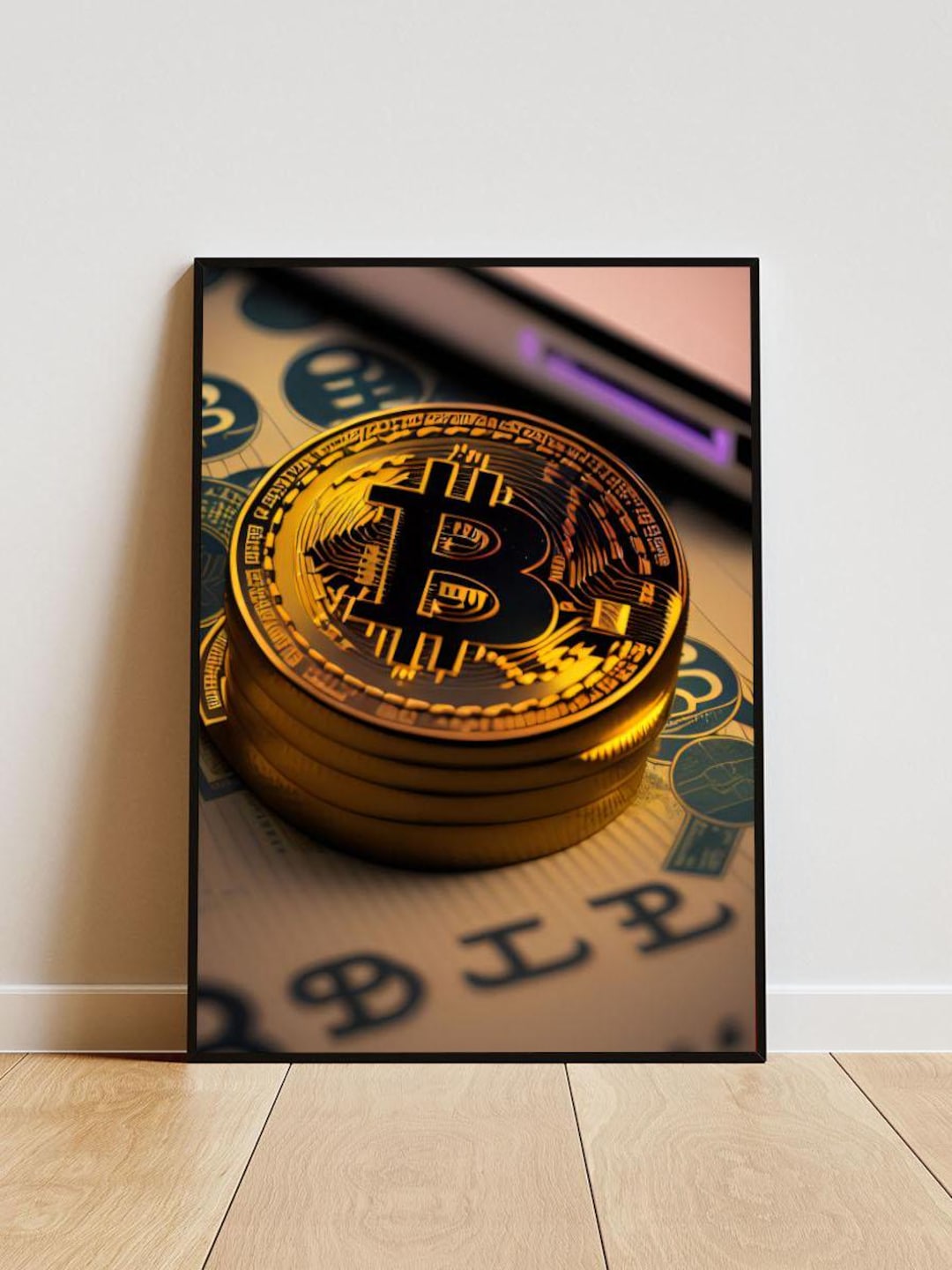 Bitcoin Poster on Matte Paper With Frame, Aesthetic Stock Market Crypto  Poster, Poster for Investors, Stock Lover Gift - Etsy New Zealand