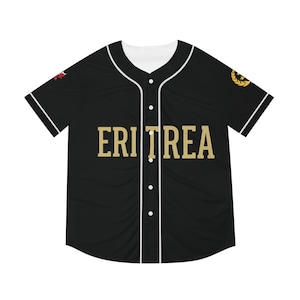Men&#39;s Baseball Jersey - Eritrea and Canada Design, Sports Team Shirt, International Flag Top, Athletic Apparel, Baseball Fan Gift