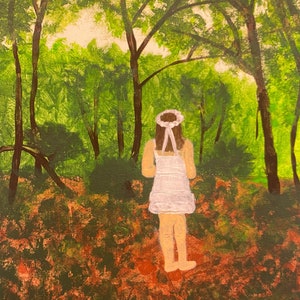 Sogno della foresta - Pittura acrilica
