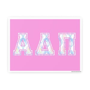 Sorority Greek Life Dorm Wall Art Customizable Letter Wall Decor, Greek Life Room Art, Student Dorm Decor, Unique Gift for Sorority Sisters