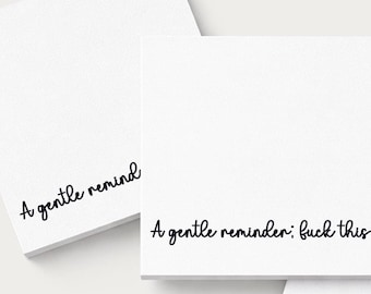 Funny Sticky Note | Snarky Sticky Notes | Sarcastic Note Pad | Paper Pad | Stationery