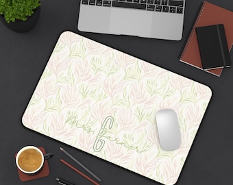 Almohadilla de escritorio personalizada, decoración de escritorio personalizada para regalo de maestro, decoración monogramada para el hogar, la oficina, el dormitorio, regalos de decoración personalizados, regalos de oficina personalizados para escritorio