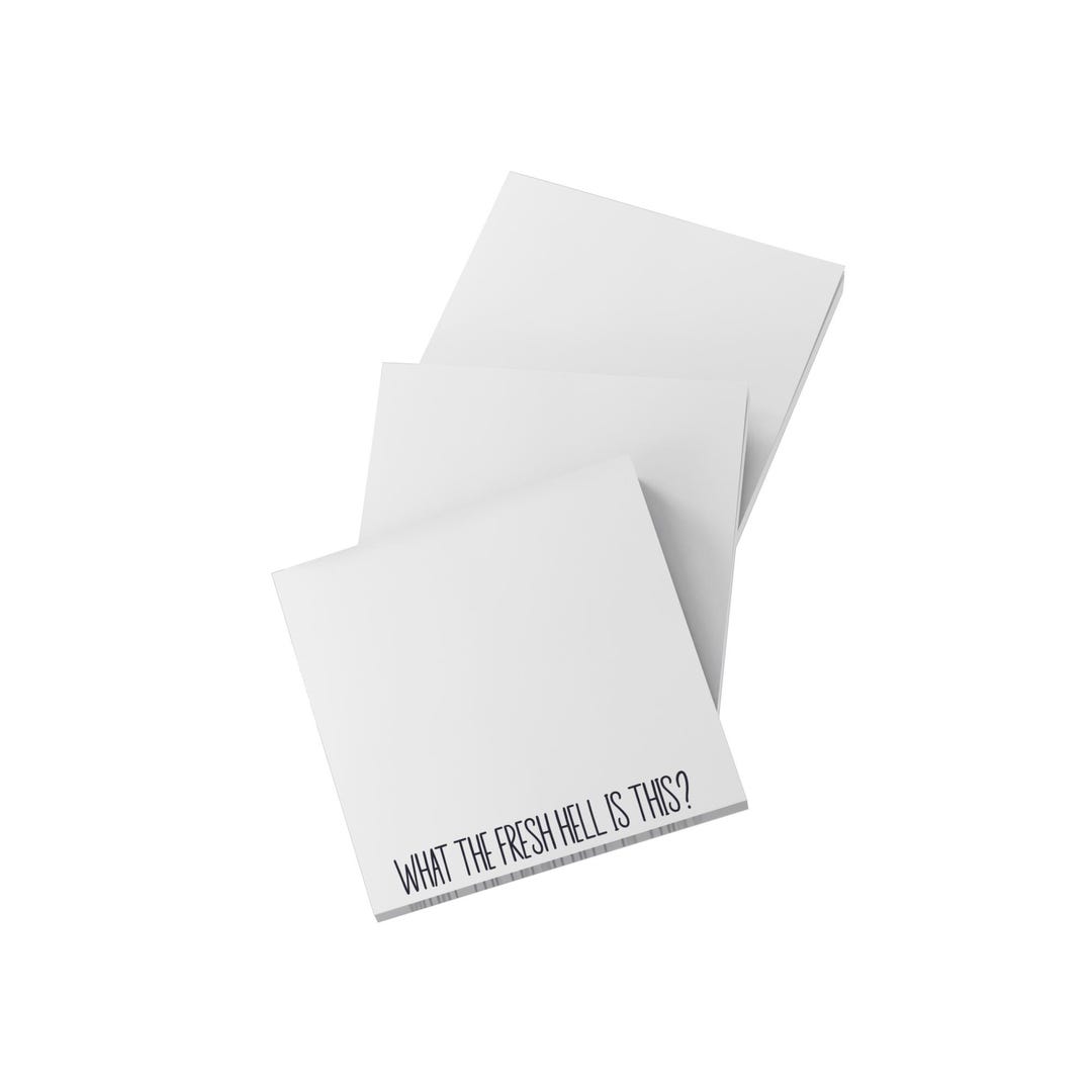 Funny Post-it Notes® | What the Fresh Hell | Funny Sticky Notes | Note ...