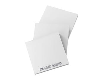 Funny Post-it Notes® | Be Nice To Yourself You Dumb Bitch | Funny Sticky Notes | Note Pad | Paper Pad | Stationary