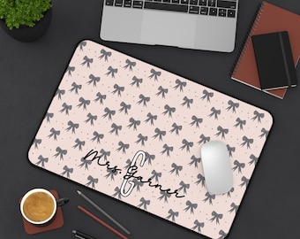Almohadilla de escritorio personalizada, decoración de escritorio personalizada para regalo de maestro, decoración monogramada para el hogar, la oficina, el dormitorio, regalos de decoración personalizados, regalos de oficina personalizados para escritorio