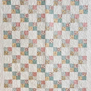 Just Quilting Four-Patch Quilt Digital Pattern