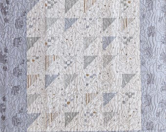 To The Moon and Back Triangle Baby Quilt (Digital Pattern)