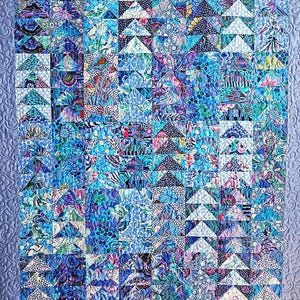 Just Quilting Flying Geese Quilt Digital Pattern