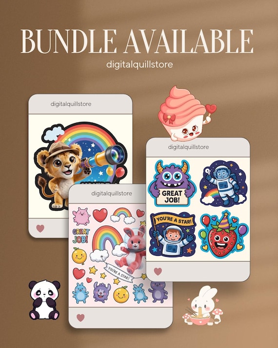 Cute Outer Space Stickers – Kawaii Planets, Astronauts & Stars Printable Sheet