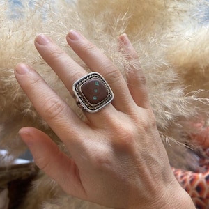 Brown Dice Ring