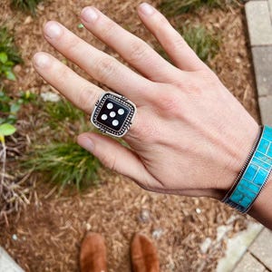 Black Dice Ring
